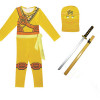 Jungen Gelb Ninja Ninjago Kostüm
