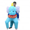 Riese Aufblasbares Reit -Dumbo -Kostüm