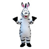 Riesen -Zebra -Maskottchenkostüm