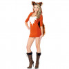Halloween Sexy Fuchs Kleid Ohren Schwanz Frauenkostüm