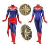 Captain Marvel Lycra Komplettes Cosplay -Kostüm