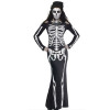 Skelettfrau Kostümkleid