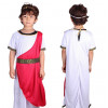Boys Roman Emperor Julius Caesar Greek Toga King Kids Costume