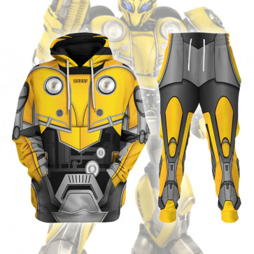 Transformers Bumblebee Costume - Hoodie Sweatpants Bumblebee Cosplay