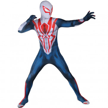 Spider Man 2099 Costume - White Suit Spider Man 2099 Cosplay