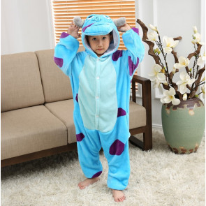 Kids Sully Monsters Inc Onesie Jumpsuit Costume