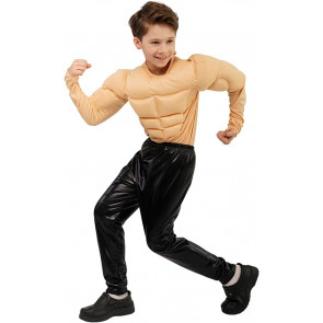 Bodybuilder Muscle Kids Costume Cosplay