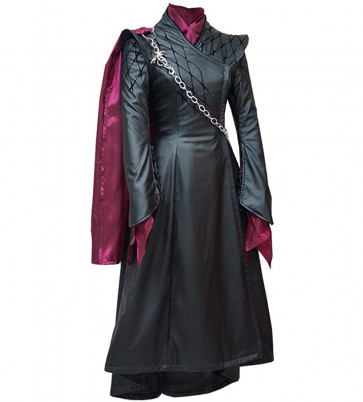 Game Of Thrones Season 8 Daenerys Targaryen Black Cosplay Costume