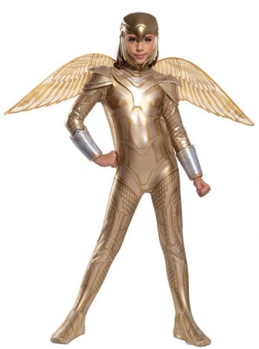 Girls Wonder Woman 1984 Golden Eagle Suit WW1984 Costume
