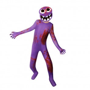 Purple Rainbow Friends From Roblox Cosplay Costume