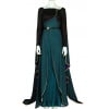 Frozen 2 Queen Anna Coronation Gown Dark Green Dress Cosplay Costume