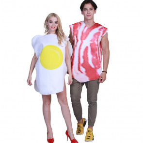Bacon and Eggs Couples Costume