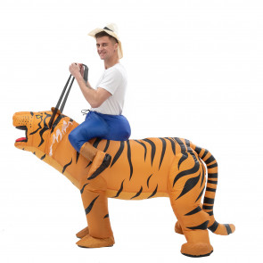 Riding Tiger Inflatable Costume