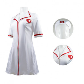 Promising Young Woman Nurse Cosplay Costume