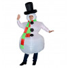 Giant Snowman Opblaasbaar Kostuum
