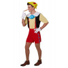 Pinocchio -Kostuum Voor Volwassenen