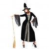 Halloween Masquerade Ball Spider Web Long Dress With Hat Costume