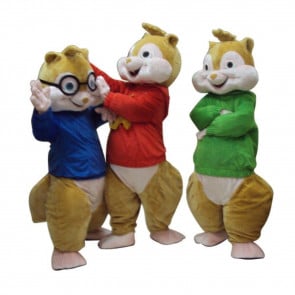 Giant Alvin and the Chipmunks Mascot Costume