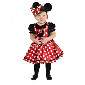 Red Minnie Deluxe Costume - Girls Minnie Cosplay 