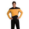 Star Trek El Disfraz De Cosplay De Uniforme Amarillo De La Próxima Generación