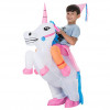 Disfraz De Unicornio De Montar Inflable Para Niños