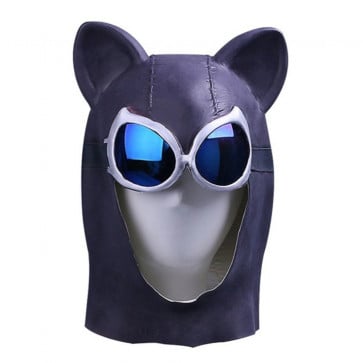 Arkham City Catwoman Cowl & Goggles Cosplay Costume
