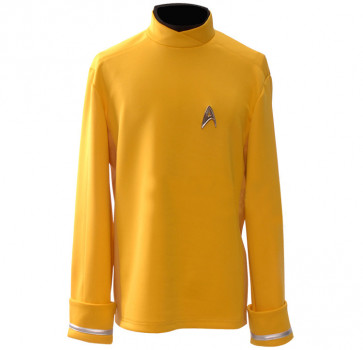 Star Trek Yellow Starfleet Uniform Shirt Cosplay Costume