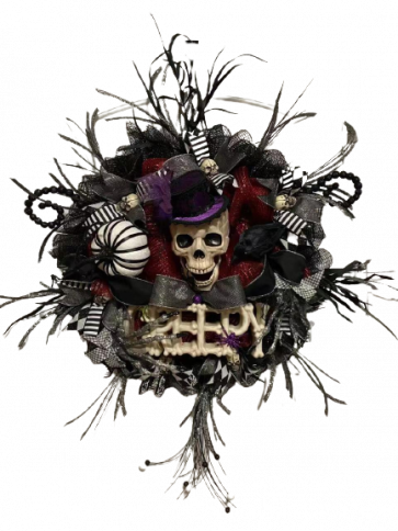 Skull Door Halloween Decoration Set